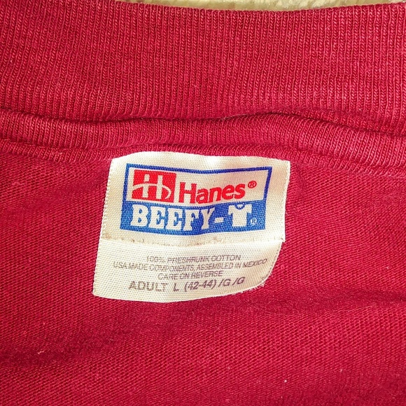 SZ L VINTAGE. 1999 HARLEY T SHIRT RED NEW MEXICO - Picture 4 of 5
